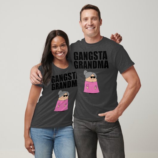 Gangsta Grandma Gift-idee voor Gangster (2) T-shirt (Unisex)
