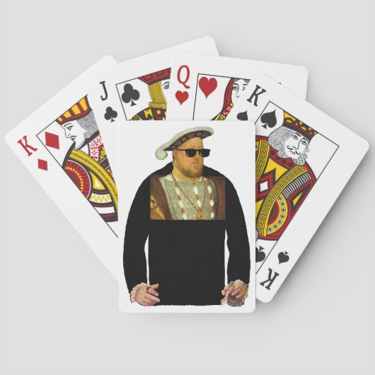 Gangsta King Henry VIII Pokerkaarten (Achterkant)