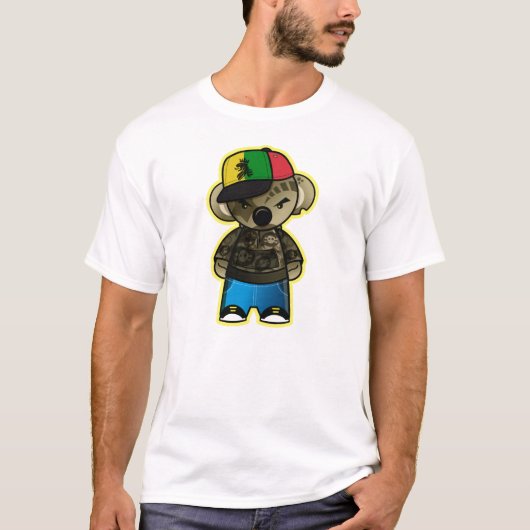 gangsta koala t-shirt (Voorkant)