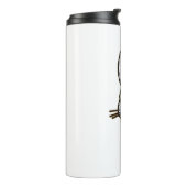 Gangsta Konijn Bitcoin TShirt Crypto Coin Mi Thermosbeker (Gedraaid links)