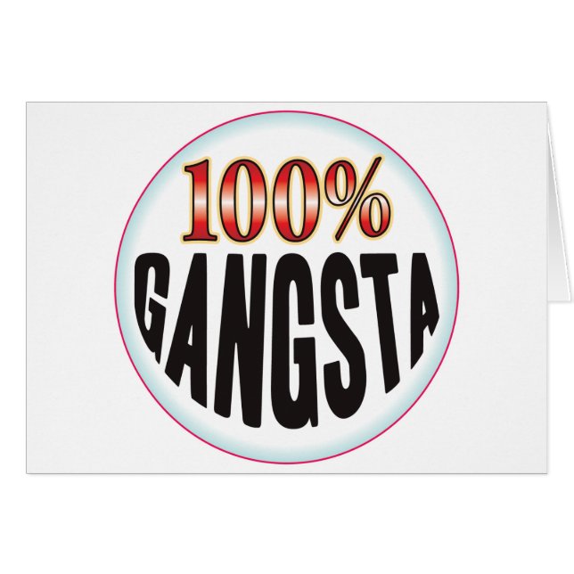 Gangsta Label (Voorkant Horizontaal)