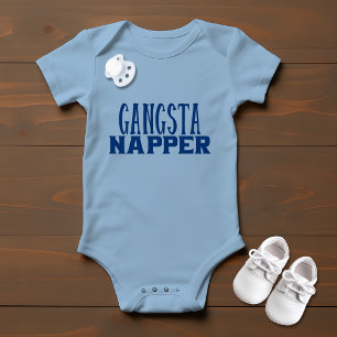 Gangsta Napper Schattige en Funny Boy Romper