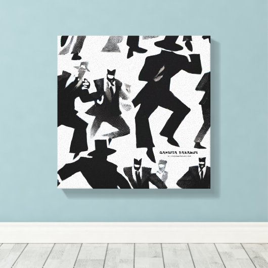 Gangsta Paradise Canvas Kunst (Insitu (Houten vloer))