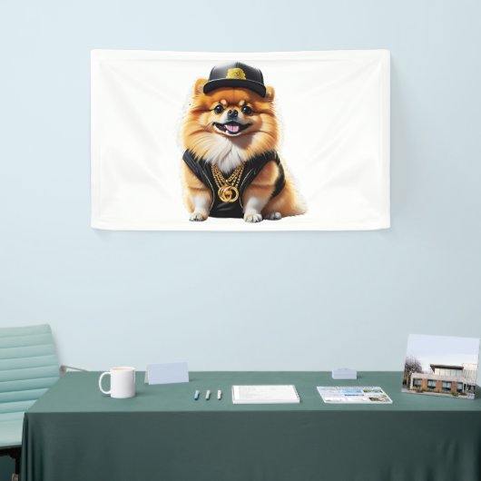 Gangsta Pomeranian - Hip Hop Dog Swag Spandoek (Beurs)