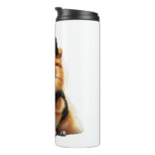 Gangsta Pomeranian - Hip Hop Dog Swag Thermosbeker (Geroteerd rechts)