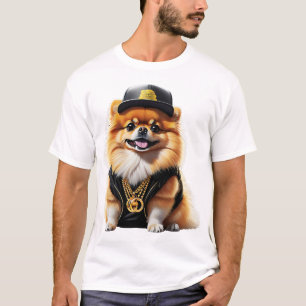 Gangsta Pomeranian - Hip Hop Hond Swag T-shirt
