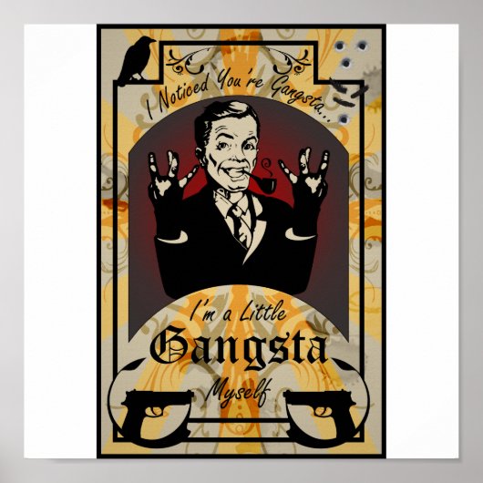 Gangsta Poster (Voorkant)