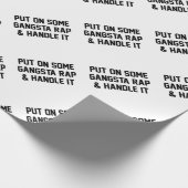 Gangsta Rap en handig het Cadeaupapier (Hoek)