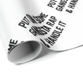 Gangsta Rap en handig het Cadeaupapier (Rol Hoek)