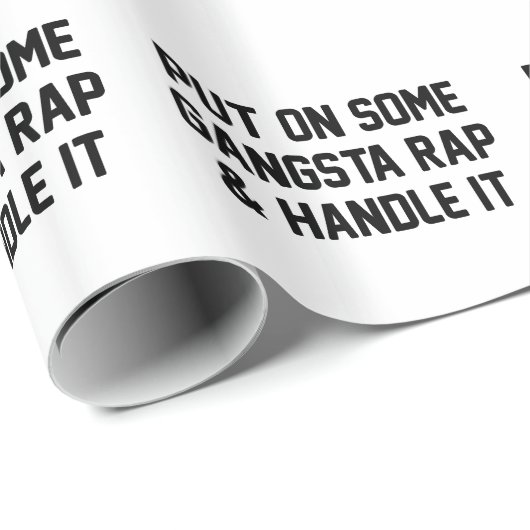 Gangsta Rap en handig het Cadeaupapier (Rol Hoek)