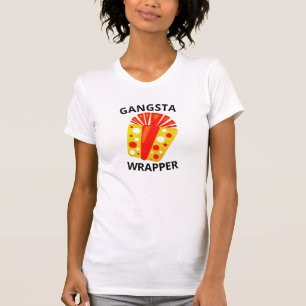 Gangsta Rap Meme Funny Rapper Wordplay Gift Wrap T-shirt