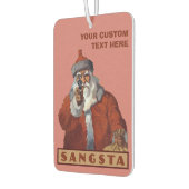 Gangsta Santa aangepaste auto luchtverfrisser (Links)