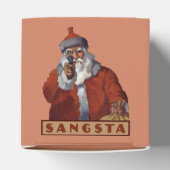 Gangsta Santa aangepaste gunst dozen Bedankdoosjes (Bovenkant)