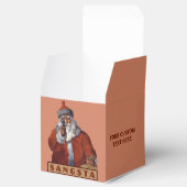 Gangsta Santa aangepaste gunst dozen Bedankdoosjes (Geopend)