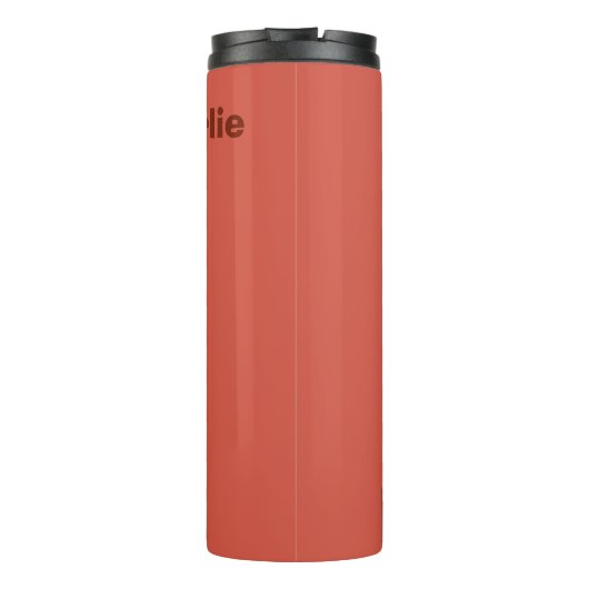 Gangsta Santa aangepaste naam tumbler Thermosbeker (Achterkant)