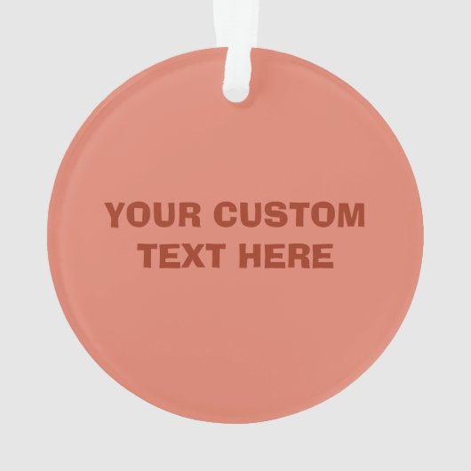 Gangsta Santa aangepaste ornament (achterkant)