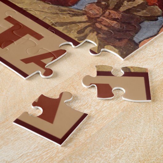 Gangsta Santa aangepaste puzzel Legpuzzel (Zijkant)