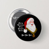 Gangsta Santa Button (Voorkant /achterkant)