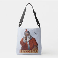 Gangsta Sinterklaas tassen met eigen naam