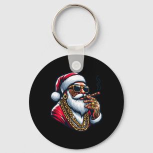 Gangsta Verpakking Grappig Koel Kerstman Gangster Sleutelhanger