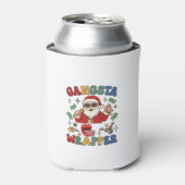 Gangsta Verpakking Kerstman Microfoon Geld Blikjeskoeler (Blikje Voorkant)