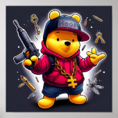 Gangsta Winnie de Pooh 1 Poster (Voorkant)