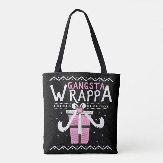 Gangsta Wrappa Tote Bag (Achterkant)
