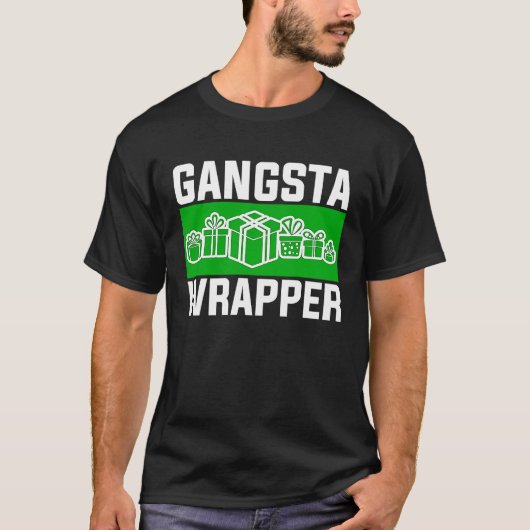 Gangsta Wrapper Christmas Clothing for Men and F T-shirt (Voorkant)