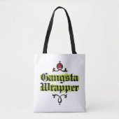 Gangsta Wrapper Cool Christmas Spirit Canvas tas (Voorkant)