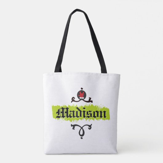 Gangsta Wrapper Cool Christmas Spirit Canvas tas (Achterkant)