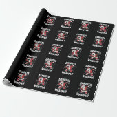 Gangsta Wrapper Funny Dabbing Santa Kerstmis Cadeaupapier (Uitgerold)