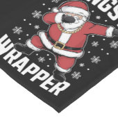 Gangsta Wrapper Funny Dabbing Santa Kerstmis Korte Tafelloper (Hoek)