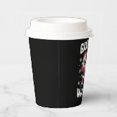 Gangsta Wrapper Funny Dabbing Santa Kerstmis Papieren Bekers (Rechts)