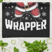Gangsta Wrapper Funny Dabbing Santa Kerstmis Theedoek (Gevouwen)