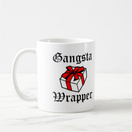 Gangsta Wrapper Funny KerstFeestdagen Koffiemok