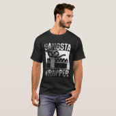 Gangsta Wrapper Gangster Rap T-shirt (Voorkant volledig)