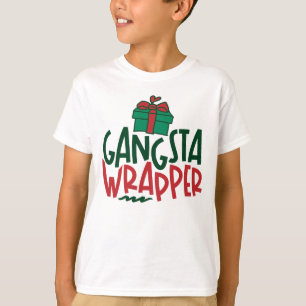 Gangsta Wrapper - Grappig kerstfeest T-shirt