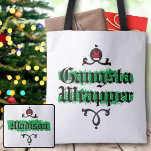 Gangsta Wrapper Groene Christmas Spirit Canvas tas