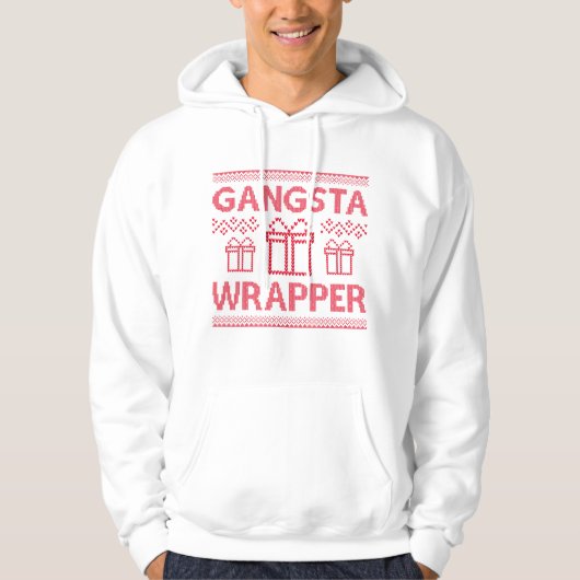 Gangsta Wrapper Hoodie (Voorkant)