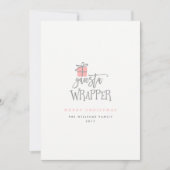 Gangsta Wrapper Kerst Kaarten (Voorkant)