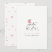 Gangsta Wrapper Kerst Kaarten (Voorkant / Achterkant)