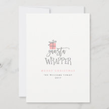 Gangsta Wrapper Kerst Kaarten