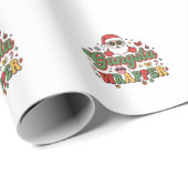 Gangsta Wrapper Kerstman Kerstmis Cadeaupapier (Rol Hoek)