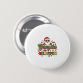 Gangsta Wrapper Kerstman Kerstmis Ronde Button 5,7 Cm (Voorkant /achterkant)