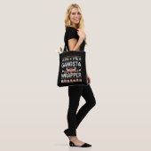 Gangsta Wrapper Kerstmis Horrortrui Kerstmis Tote Bag (Op model)