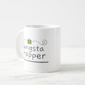 Gangsta Wrapper Kerstmug Koffiemok (Voorkant links)