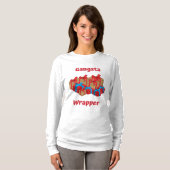Gangsta Wrapper-kerstShirt T-shirt (Voorkant volledig)