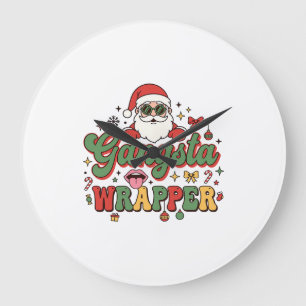 Gangsta Wrapper Sinterklaas Kerstmis Grote Klok