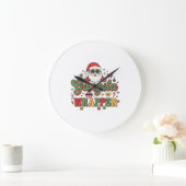 Gangsta Wrapper Sinterklaas Kerstmis Grote Klok (Huis)