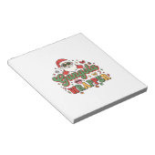 Gangsta Wrapper Sinterklaas Kerstmis Notitieblok (Schuin)